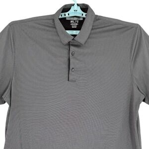 Greg Norman Men's Polo Shirt Size XXL Short Sleeve ML75 Play Dry Dark Grey